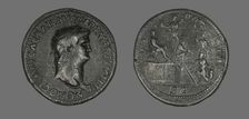 Coin Portraying Emperor Nero, 54-68. Creator: Unknown