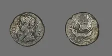 Coin Portraying Emperor Nero, 66-67. Creator: Unknown