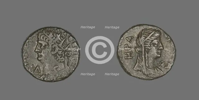 Coin Portraying Emperor Nero, 67-68. Creator: Unknown.