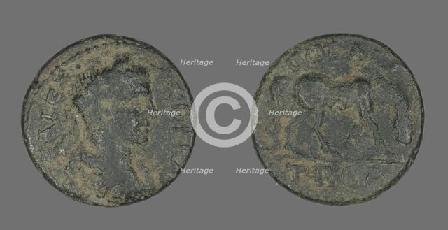 Coin Portraying Emperor Severus Alexander, 222-235. Creator: Unknown.