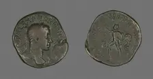 Coin Portraying Emperor Severus Alexander, 235. Creator: Unknown