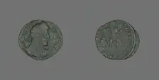 Coin Portraying Emperor Valentinian I, 364-375. Creator: Unknown