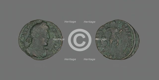 Coin Portraying Emperor Valentinian I, 364-375. Creator: Unknown.