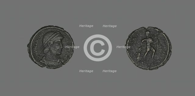 Coin Portraying Emperor Valentinian I, 364-375. Creator: Unknown.