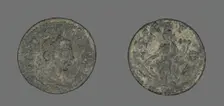 Coin Portraying Emperor Valerian I ?, 253-260. Creator: Unknown