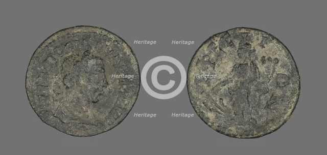Coin Portraying Emperor Valerian I ?, 253-260. Creator: Unknown.