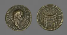Coin Portraying Emperor Vespasian, 70. Creator: Unknown
