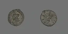 Coin Portraying Emperor Victorinus, 268-270. Creator: Unknown