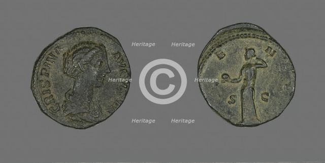 Coin Portraying Empress Crispina, 177-183. Creator: Unknown.