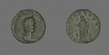 Coin Portraying Empress Otacilla Severa, 244-248. Creator: Unknown