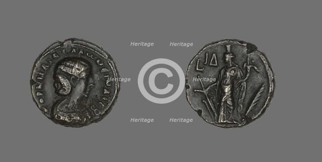 Coin Portraying Empress Salonina, 253-268. Creator: Unknown.