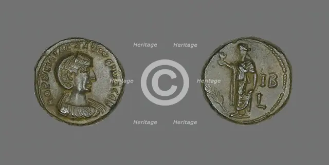 Coin Portraying Empress Salonina, 264-265. Creator: Unknown.