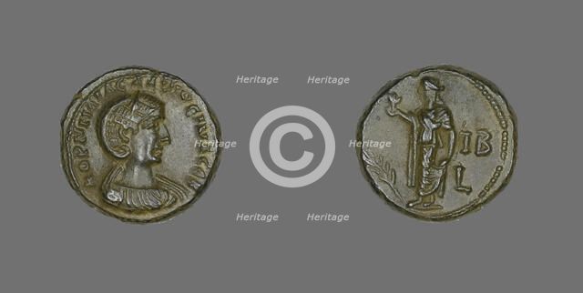 Coin Portraying Empress Salonina, 264-265. Creator: Unknown.