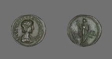 Coin Portraying Empress Salonina, 266-267. Creator: Unknown