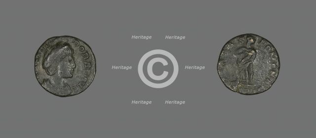 Coin Portraying Empress Theodora, 292-306. Creator: Unknown.