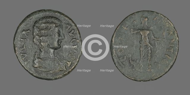 Coin Portraying Julia Domna, 193-217. Creator: Unknown.