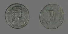 Coin Portraying Julia Domna, 193-217. Creator: Unknown