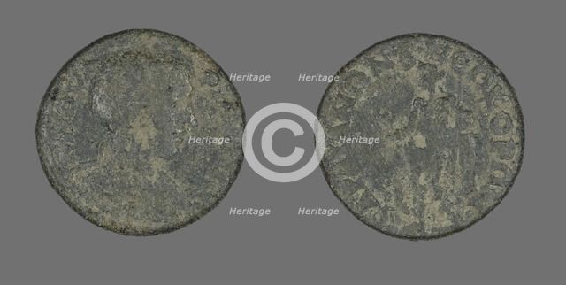 Coin Portraying King Philip II, 244-249. Creator: Unknown.