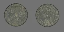Coin Portraying King Philip II, 244-249. Creator: Unknown
