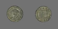 Coin Portraying the Emperor Constantius I, 250-306. Creator: Unknown