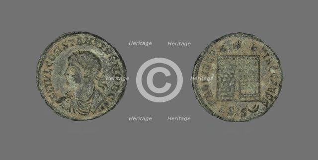 Coin Portraying the Emperor Constantius I, 250-306. Creator: Unknown.
