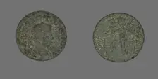 Coin Portraying the Emperor Gallienus, 253-268. Creator: Unknown