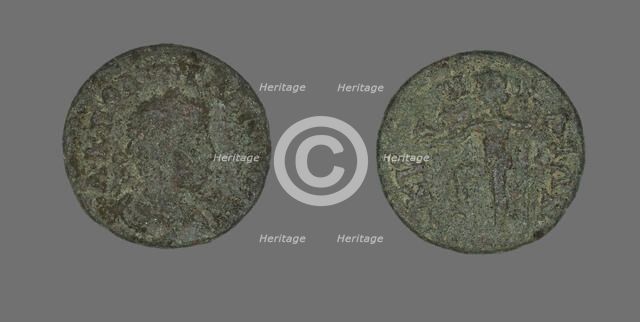 Coin Portraying the Emperor Gallienus, 253-268. Creator: Unknown.