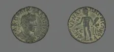 Coin Portraying the Emperor Gallienus, 253-268. Creator: Unknown