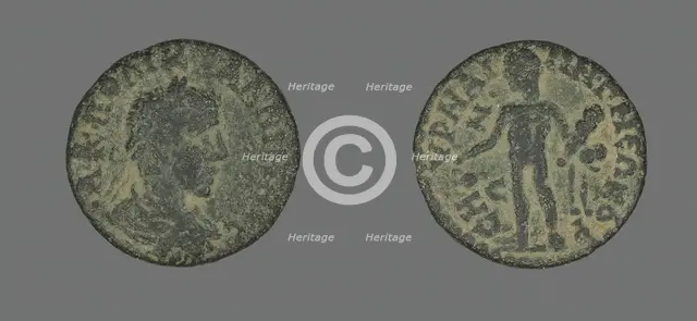 Coin Portraying the Emperor Gallienus, 253-268. Creator: Unknown.