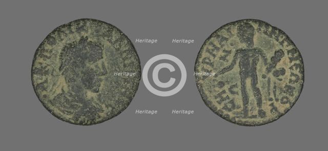 Coin Portraying the Emperor Gallienus, 253-268. Creator: Unknown.