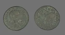 Coin Portraying the Emperor Severus Alexander, before 222. Creator: Unknown