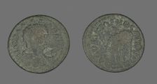 Coin Portraying the Emperor Severus Alexander, before 222. Creator: Unknown
