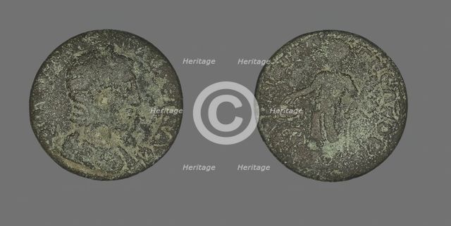 Coin Portraying the Empress Tranquillina, 193-217. Creator: Unknown.