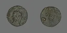 Coin Portraying the Radiate Bust of an Emperor, 3rd century. Creator: Unknown