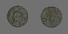 Coin Portraying the Radiate Bust of an Emperor, 3rd century. Creator: Unknown