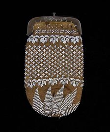 Coin purse, American, 1820-40. Creator: Unknown