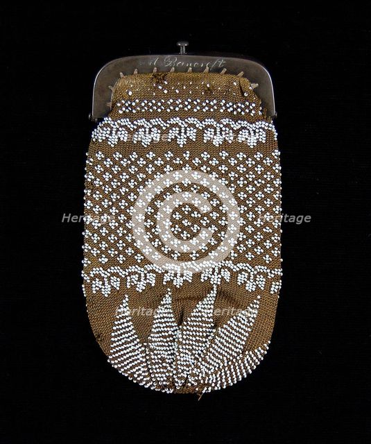 Coin purse, American, 1820-40. Creator: Unknown.