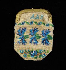 Coin purse, American, 1837. Creator: Unknown