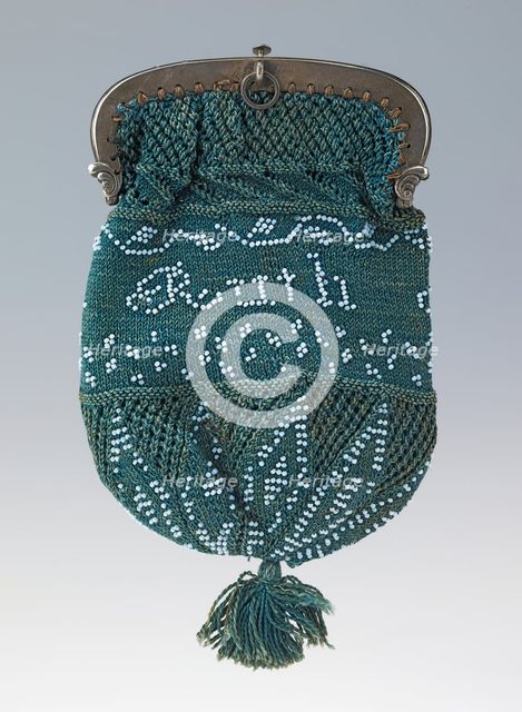Coin purse, American, 1830-50. Creator: Unknown.