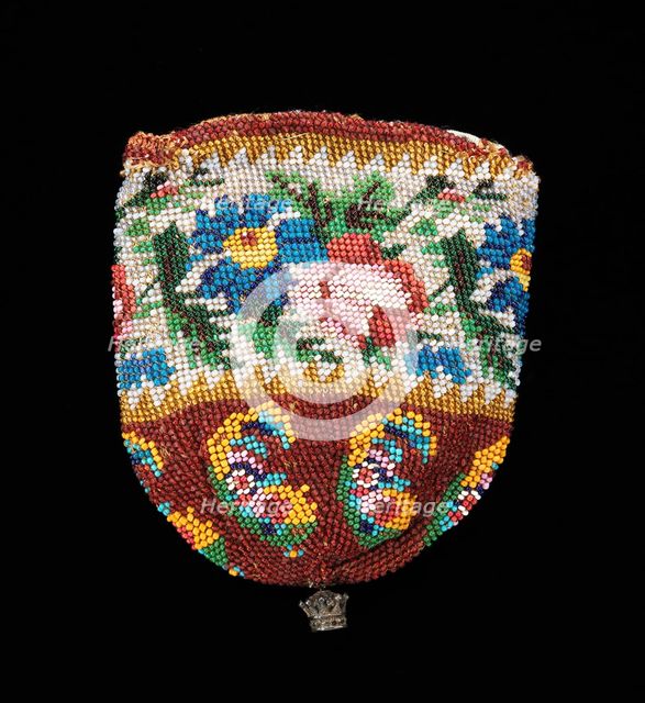 Coin purse, American, 1830-60. Creator: Unknown.