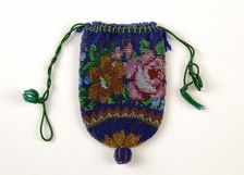 Coin purse, American, 1830-60. Creator: Unknown