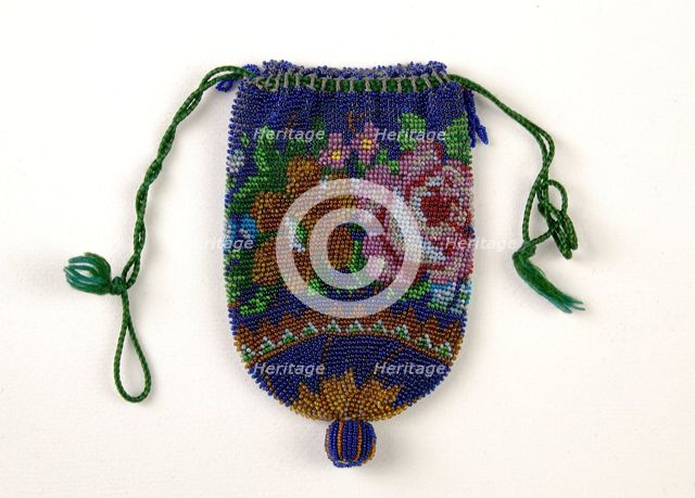 Coin purse, American, 1830-60. Creator: Unknown.
