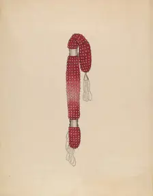 Coin Purse, c. 1936. Creator: Gladys Cook