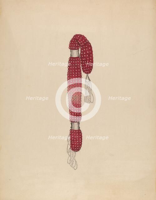 Coin Purse, c. 1936. Creator: Gladys Cook.