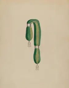 Coin Purse, c. 1938. Creator: Gladys Cook