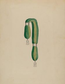 Coin Purse, c. 1938. Creator: Gladys Cook