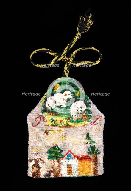 Coin purse, Mexican, 1820-40. Creator: Unknown.