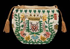 Coin purse, probably British, 1780-1810. Creator: Unknown