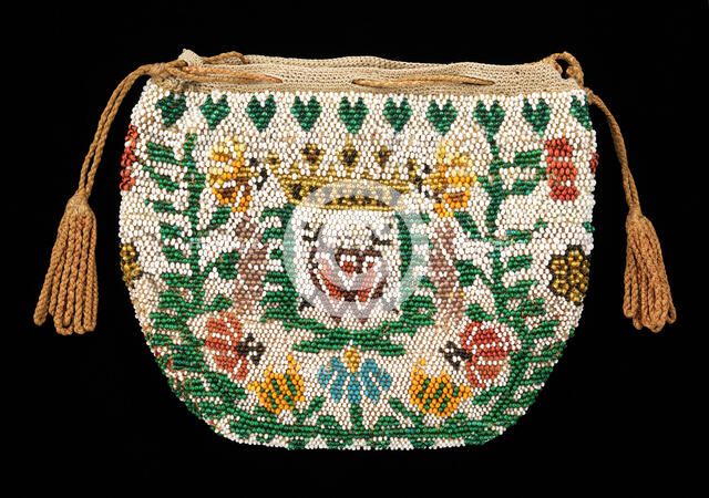 Coin purse, probably British, 1780-1810. Creator: Unknown.