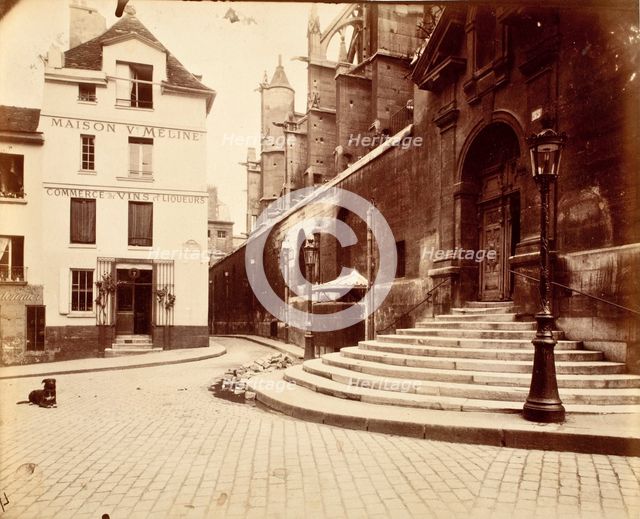 Coin Rue De La Montagne Ste Genevieve (4881), Printed 1914 circa. Creator: Eugene Atget.